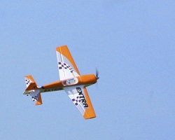 Extra 300 in flight